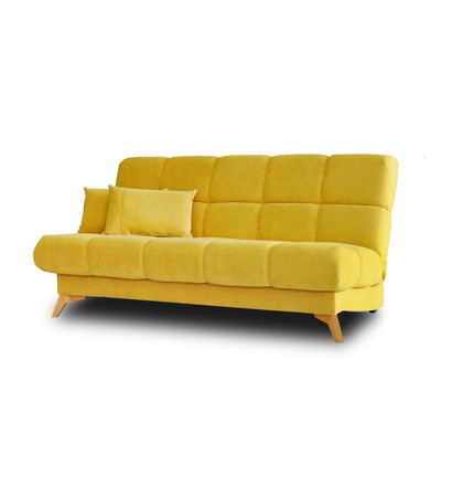 Прямой диван Алеся (желтый)