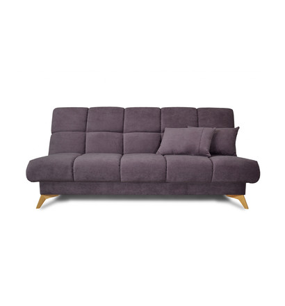 Прямой диван Алеся (фиолетовый)